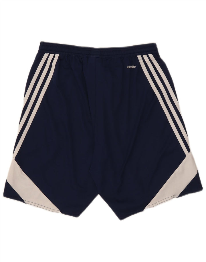 Adidas Mens Climalite Sport Shorts Pequeño Azul Marino Colorblock Poliéster
