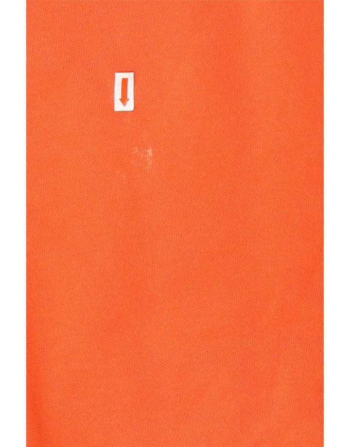 PUMA Sudadera con gráfico extragrande para mujer UK 10 Small Orange Cotton