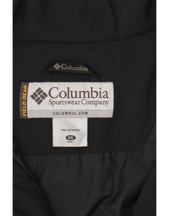 Columbia Chaqueta utilitaria para hombre UK 44 2XL Nylon negro