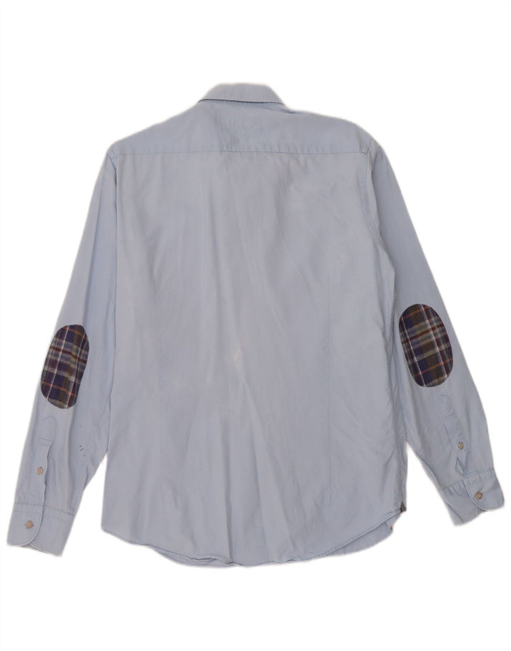 MASSIMO DUTTI Camisa Hombre Azul Medio