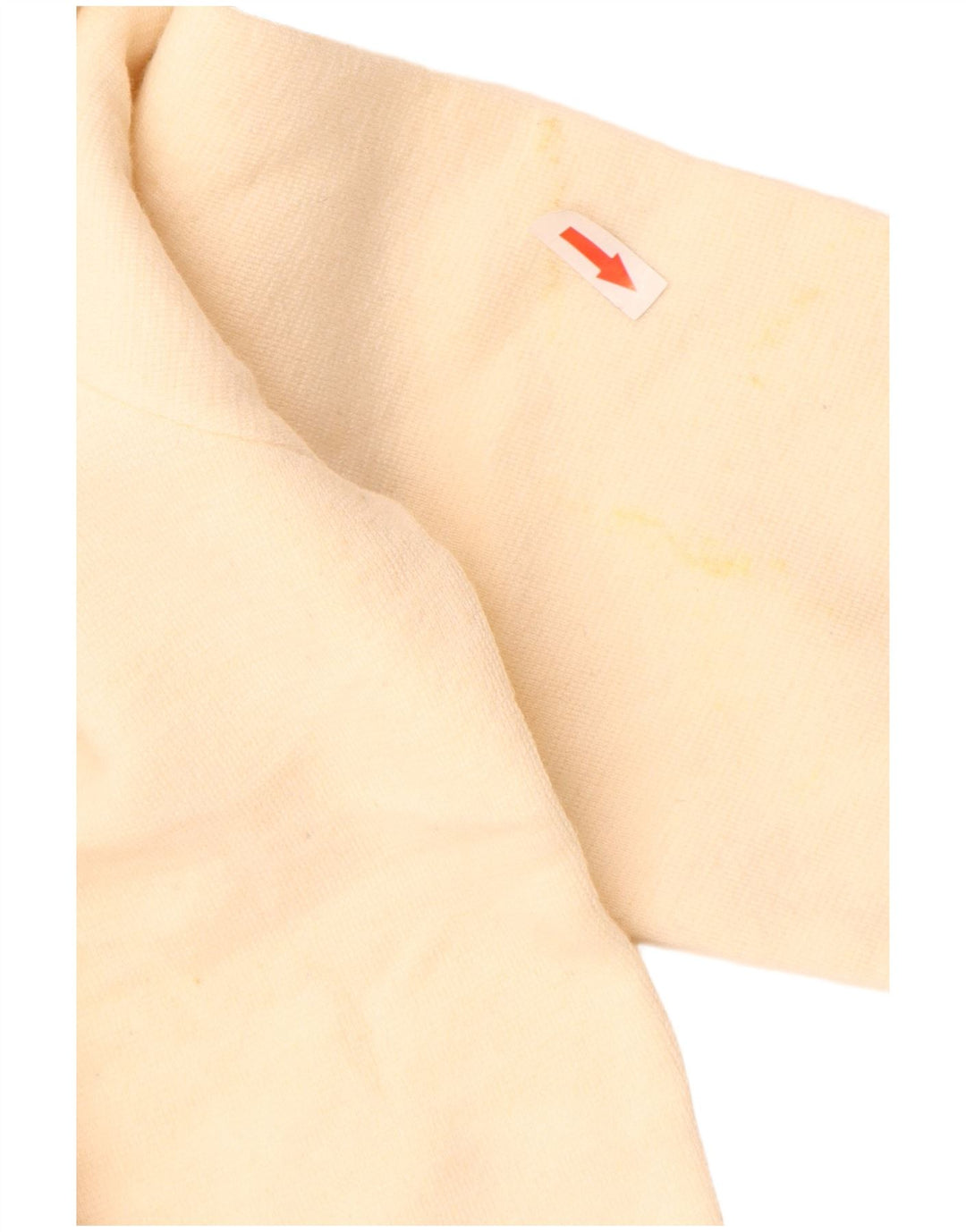 Zara Hombre Jersey De Cuello Redondo Jersey Grande Acrílico Beige