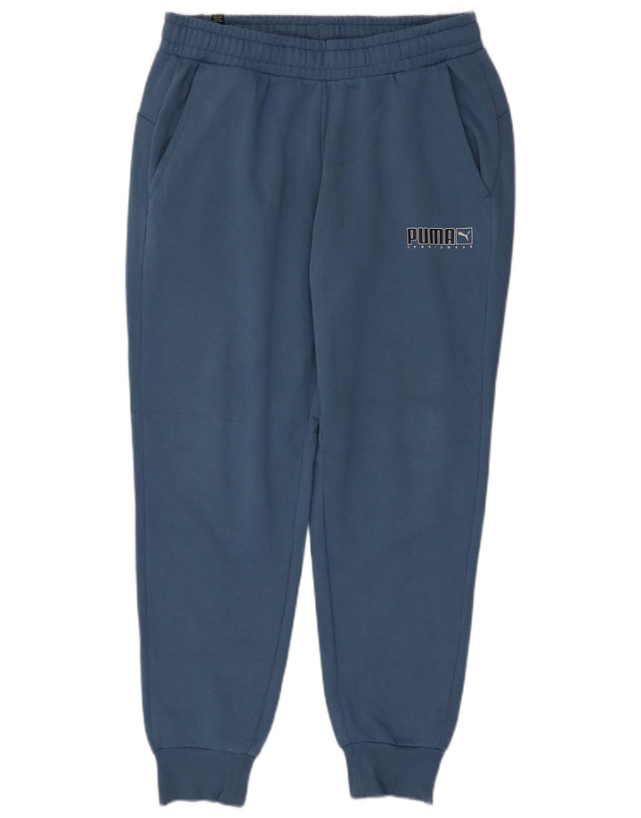 Puma Pantalones De Chándal Para Hombre Joggers Large Azul Algodón