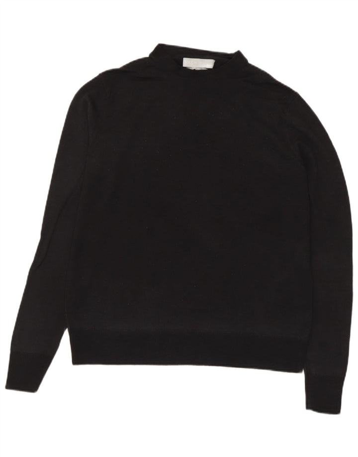 Marks & Spencer Suéter con Cuello Alto para Mujer UK 10 Small Black