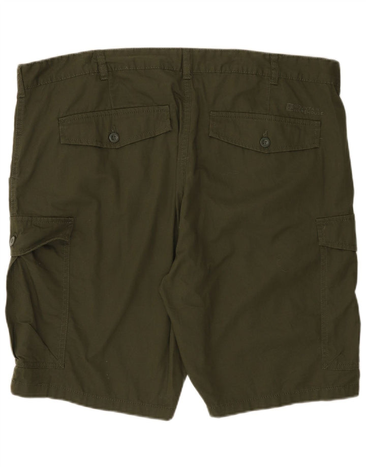 Pantalones cortos cargo para hombre Mountain Warehouse W42 2XL Algodón verde