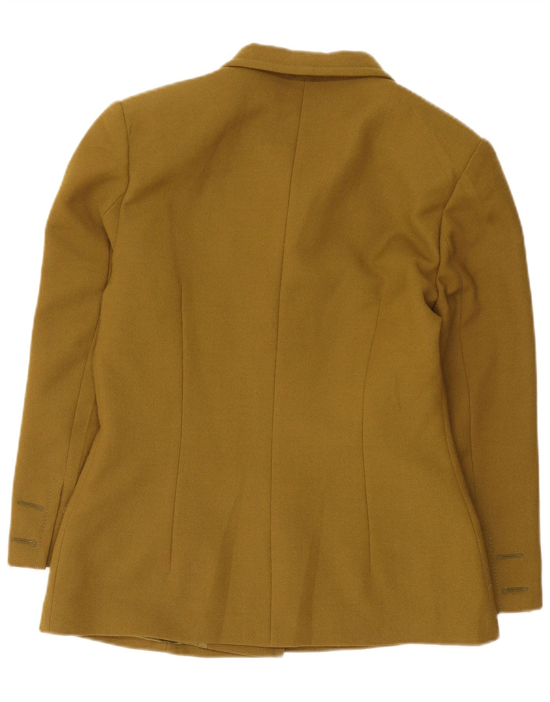 Roccobarocco Chaqueta Blazer De 4 Botones Para Mujer IT 44 Lana Caqui Mediana