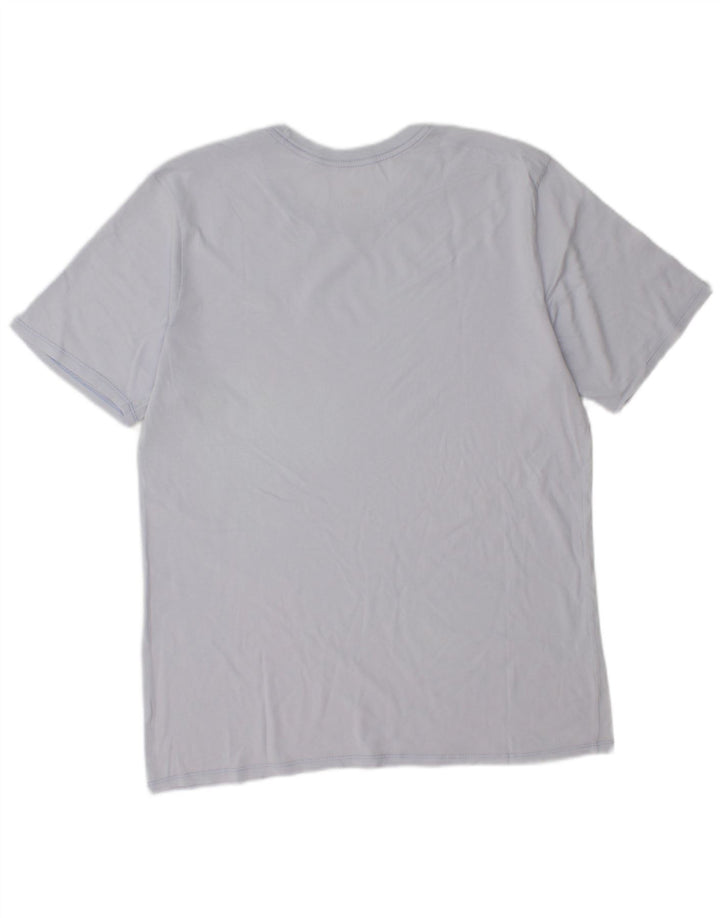 NIKE Camiseta de corte atlético para hombre, talla grande, azul