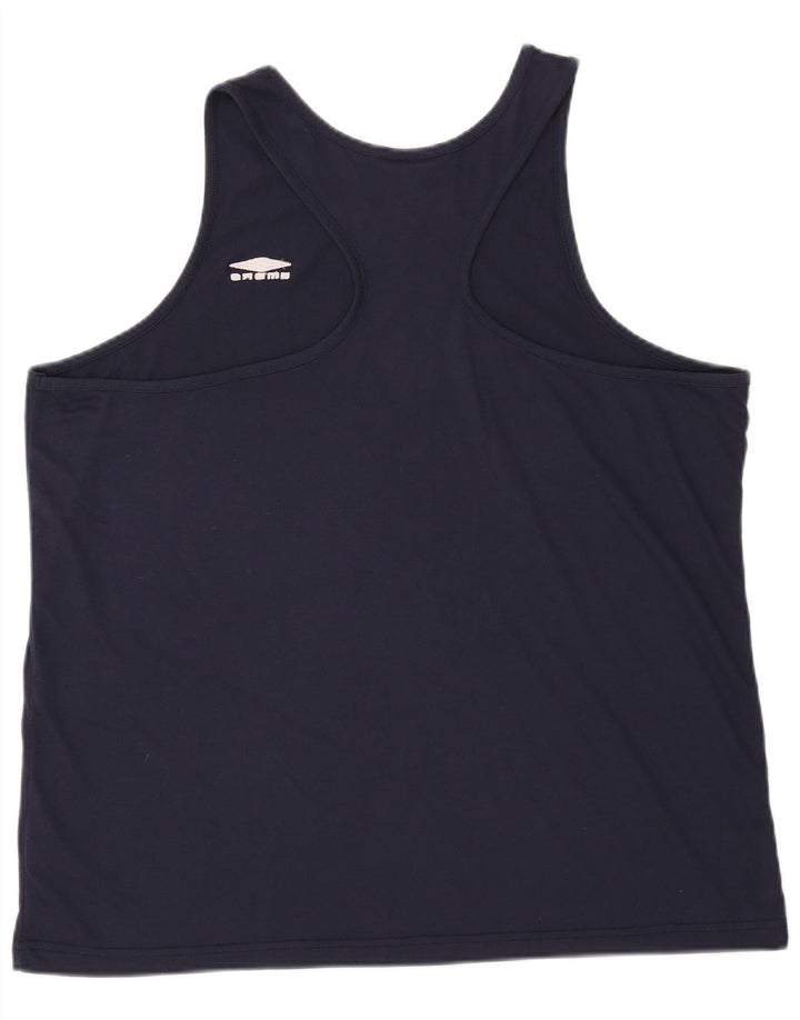 Umbro Hombre Chaleco Top 2XL Azul Marino Poliéster