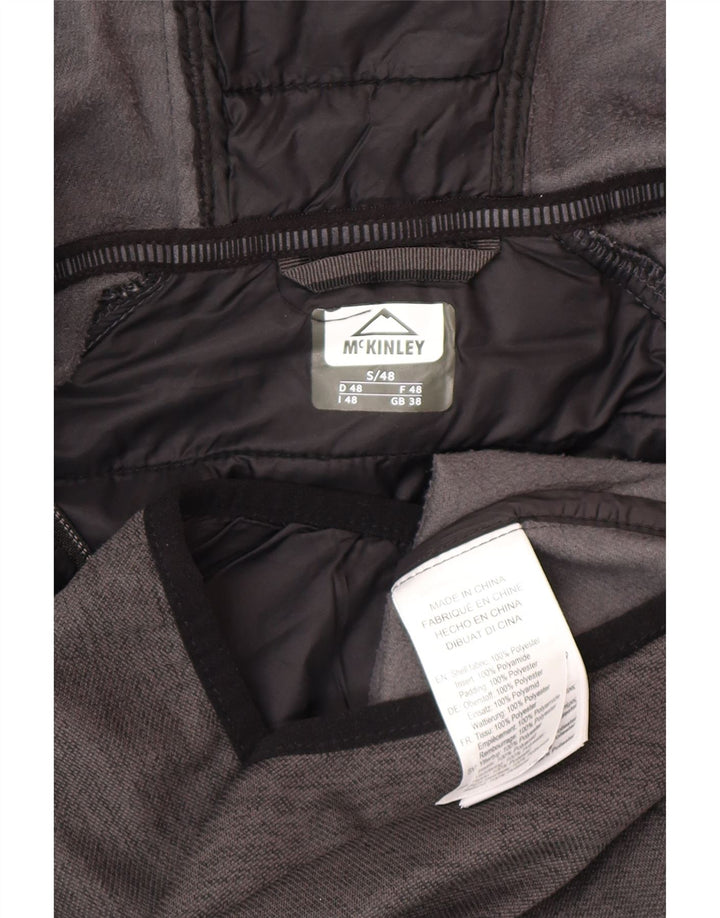 McKinley Chaqueta de chándal con capucha para hombre, talla 38, color gris pequeño