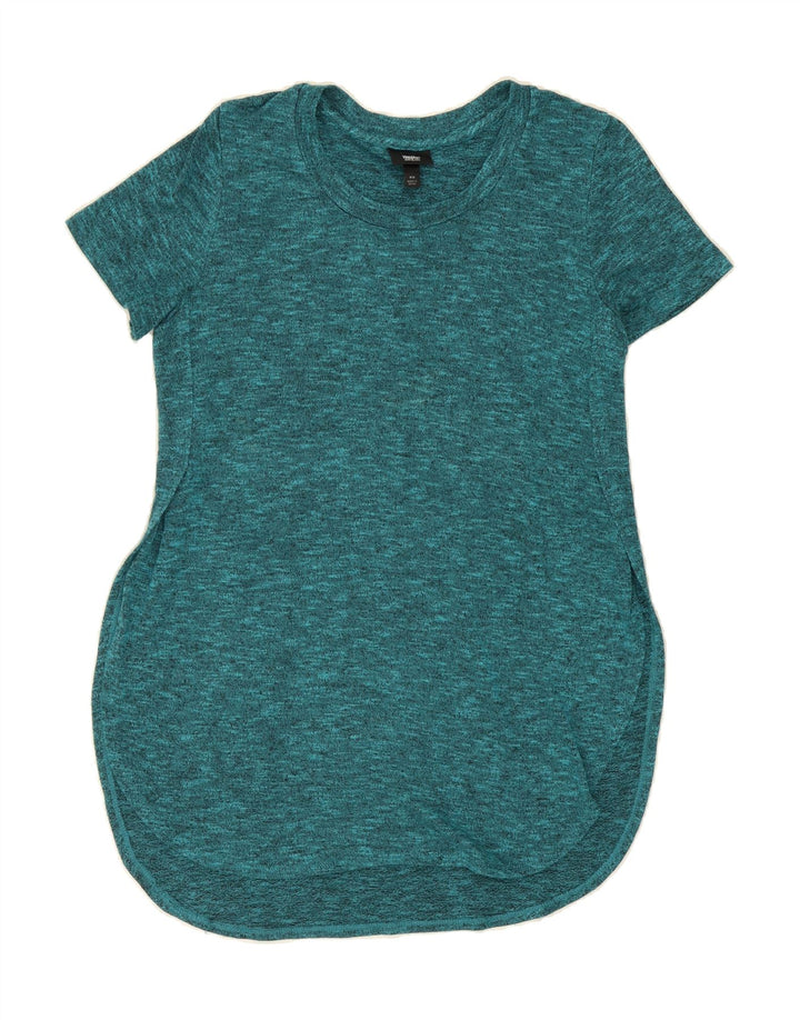 MOSSIMO Womens Tunic Top UK 14 Medium Green Flecked Vintage Mossimo and Second-Hand Mossimo from Messina Hembry 