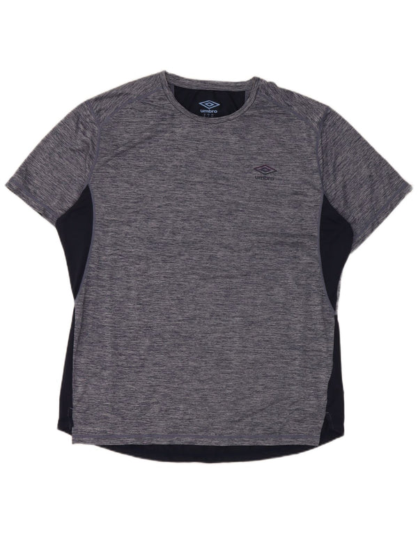 Umbro Camiseta Hombre Top XL Poliéster Moteado Azul Marino