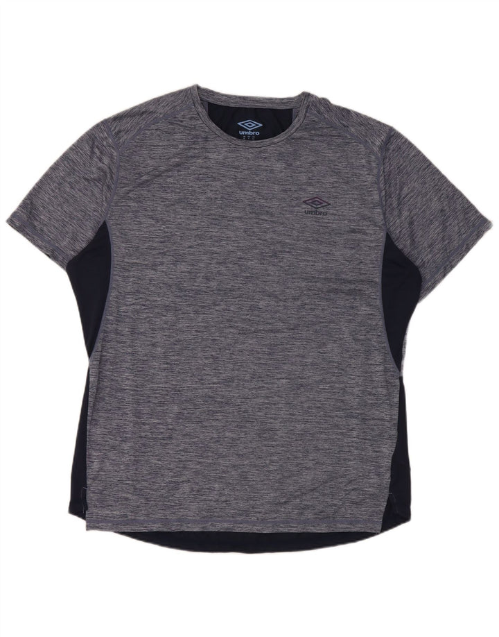 Umbro Camiseta Hombre Top XL Poliéster Moteado Azul Marino