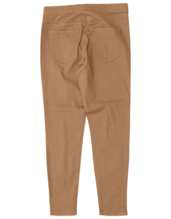 Marks & Spencer Pantalones Jegging Casuales para Mujer UK 12 Medium W30 L26 Beige