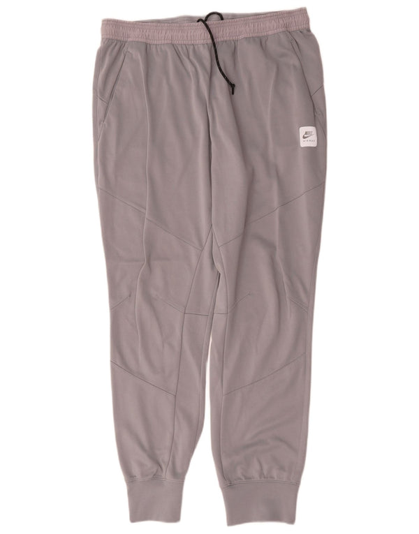 Nike Mens Tracksuit Trousers Joggers XL Grey Polyester