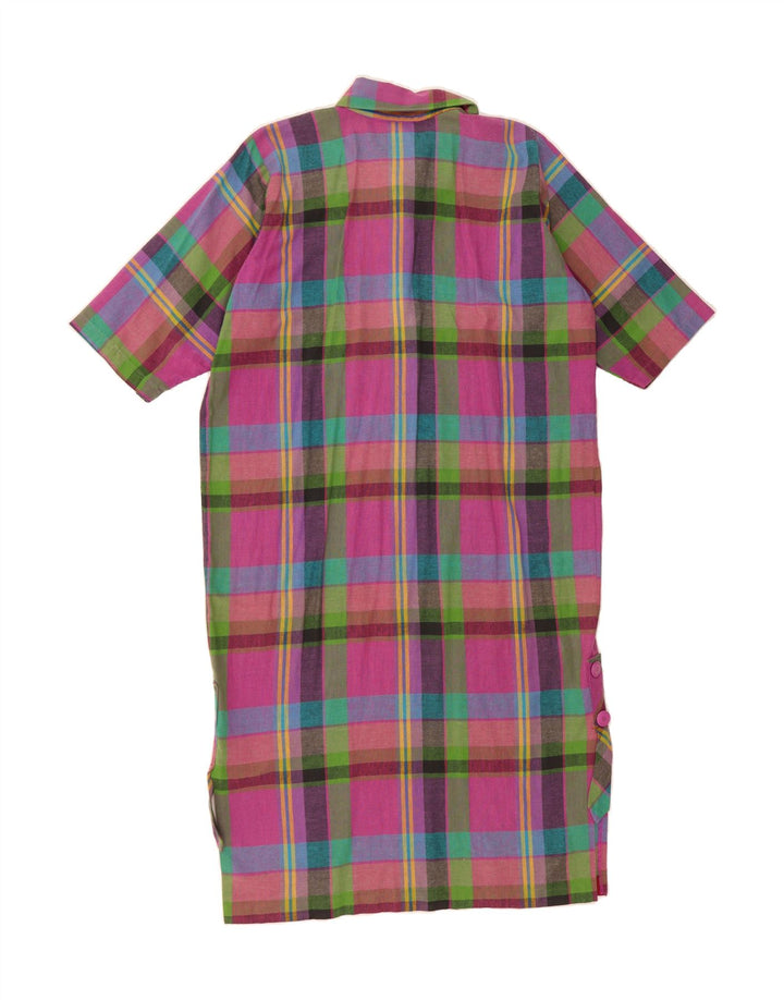 LUISA SPAGNOLI Womens Shift Dress IT 46 Large Pink Check Vintage Luisa Spagnoli and Second-Hand Luisa Spagnoli from Messina Hembry 