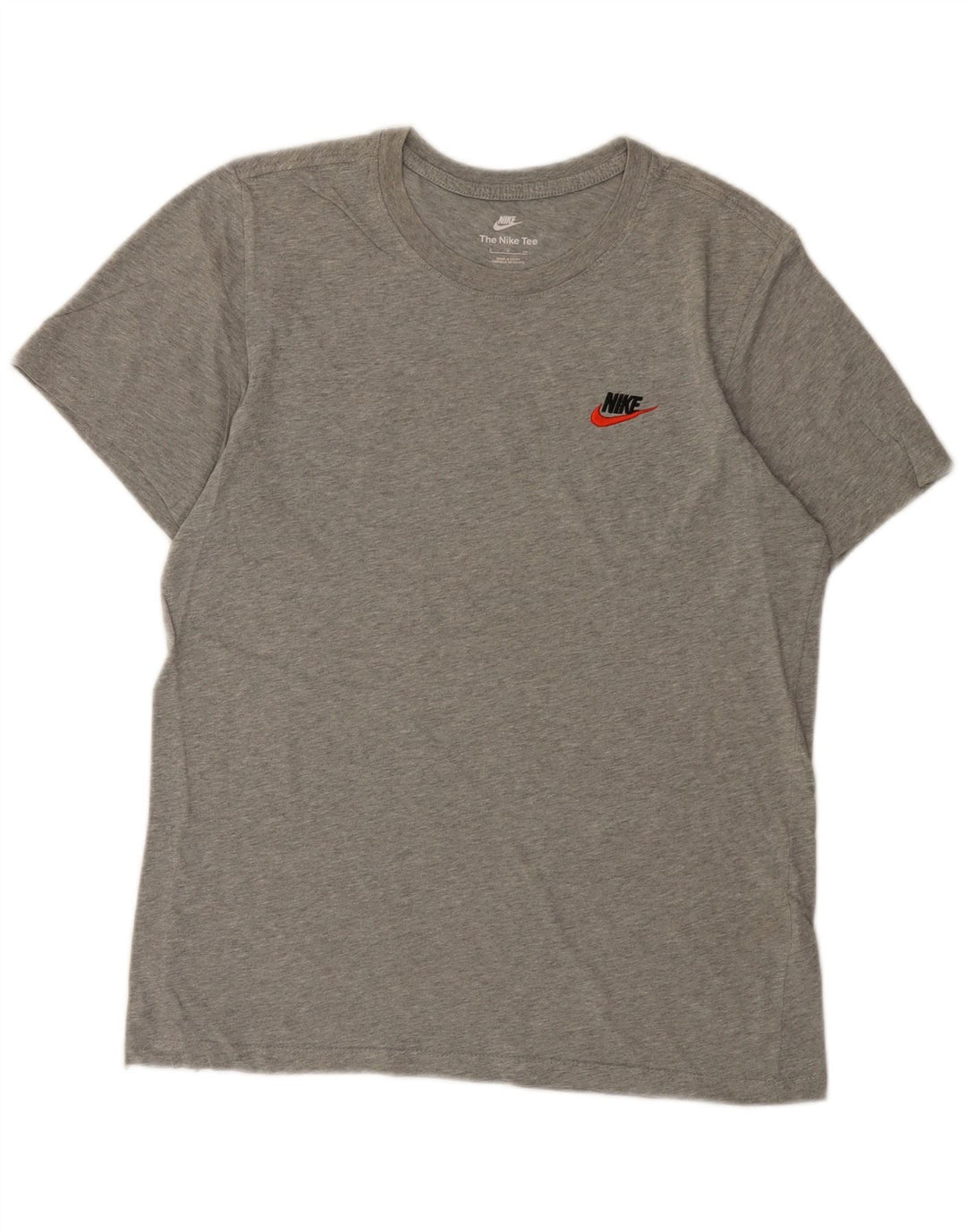 Camiseta Nike Hombre Top Small Gris Algodón