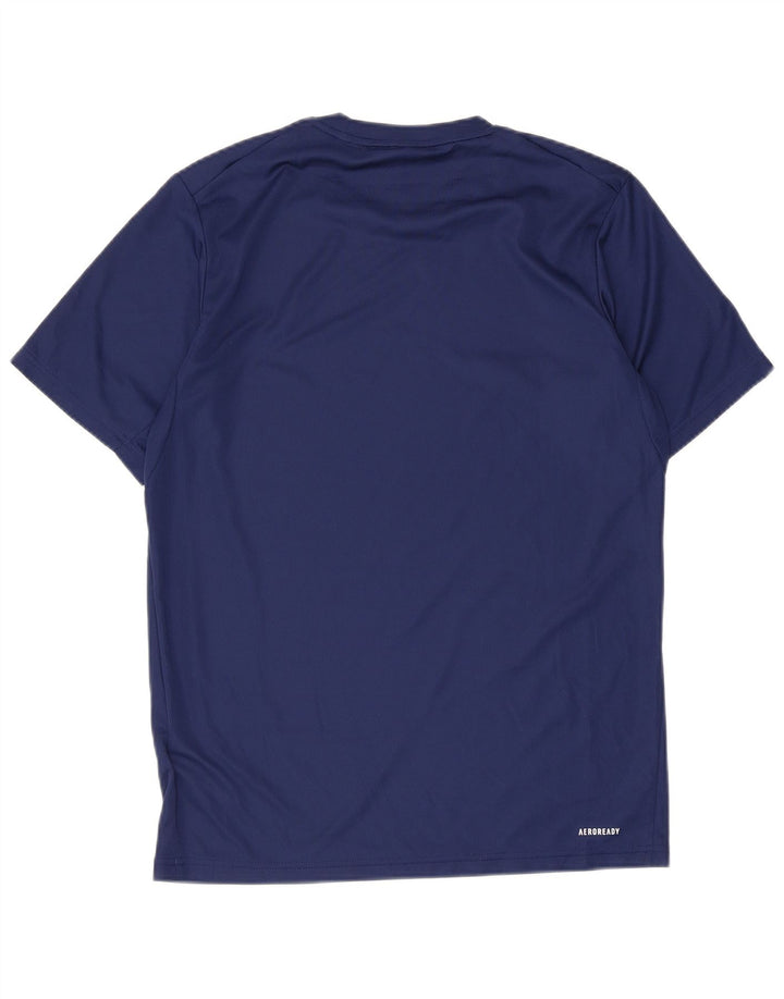 ADIDAS Camiseta Aeroready para hombre Top Small Azul marino Poliéster