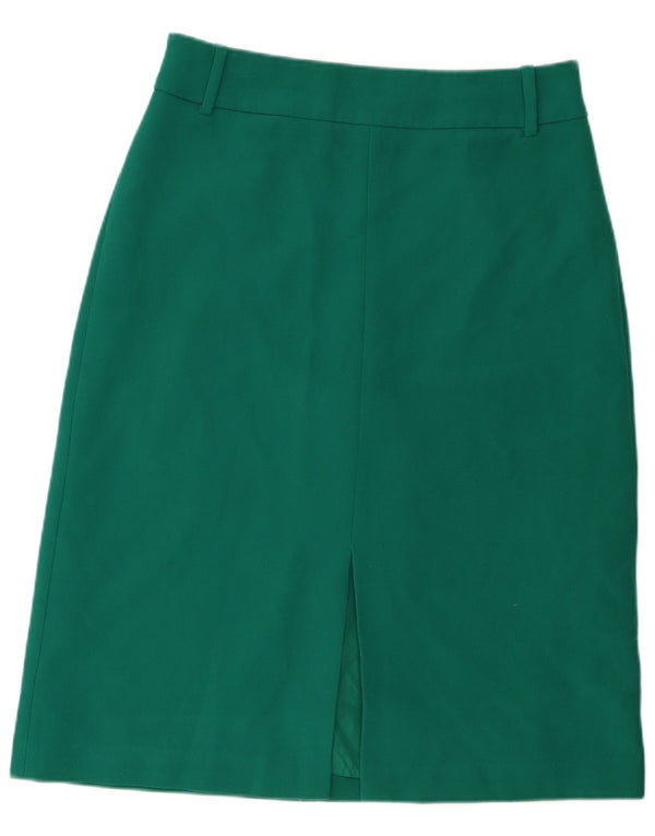 Falda recta de cintura alta para mujer de Warehouse UK 44 Large W32 Poliéster verde