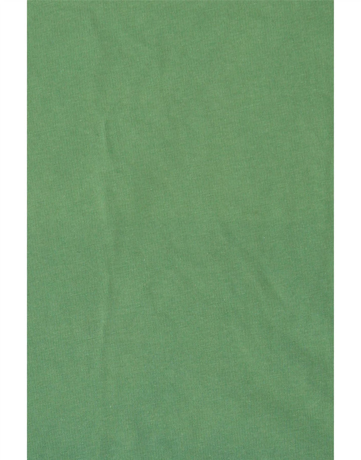ADIDAS Camiseta Hombre Top Algodón Verde Medio