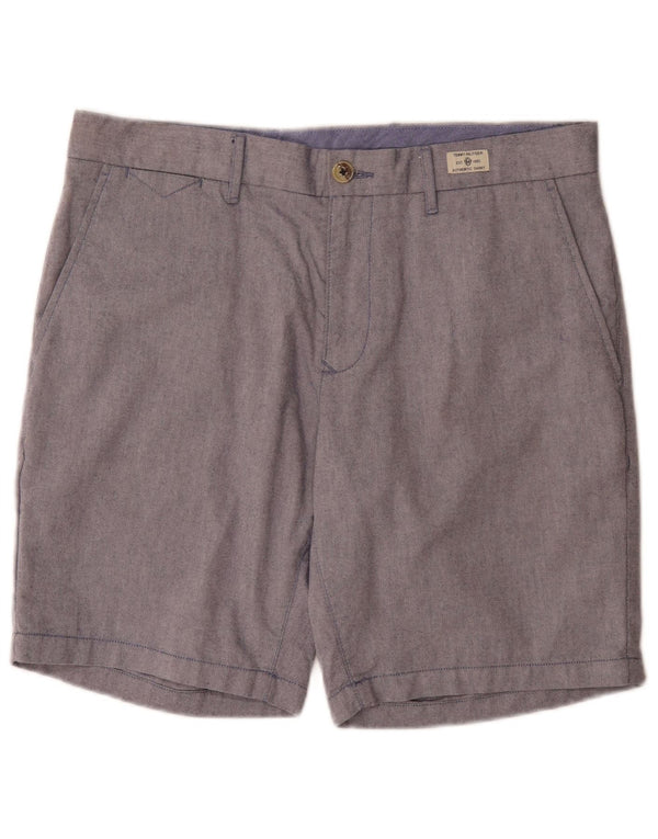 Tommy Hilfiger Pantalones cortos chinos regulares para hombre W34 Algodón azul grande