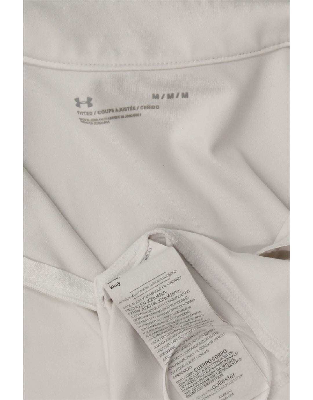 Under Armour - Chándal con cremallera y cuello para mujer, talla M, color blanco