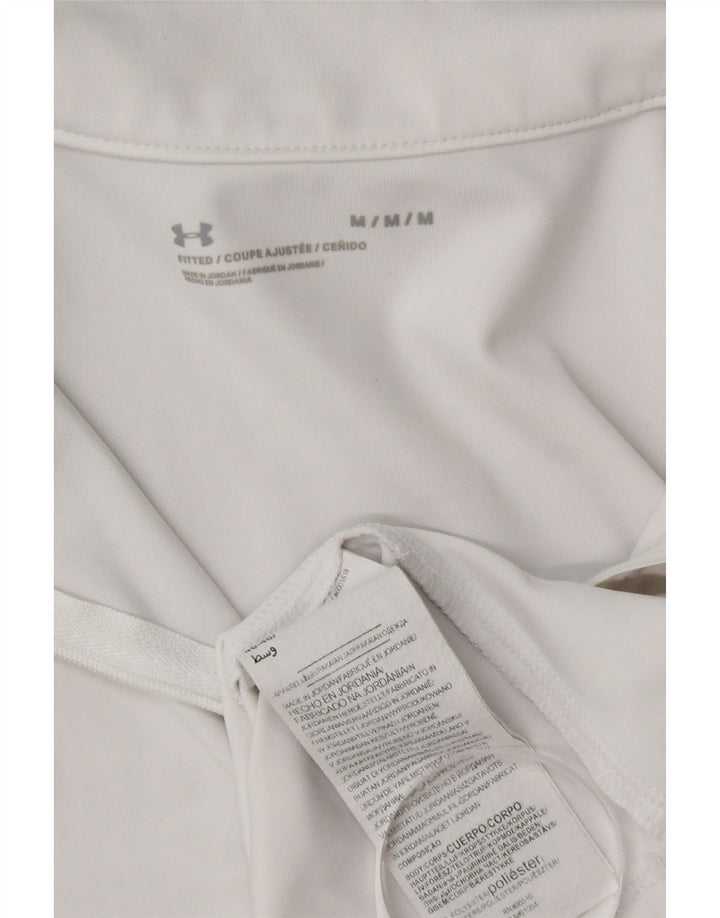 Under Armour - Chándal con cremallera y cuello para mujer, talla M, color blanco