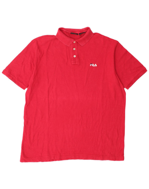 Polo Fila Hombre XL Algodón Rojo
