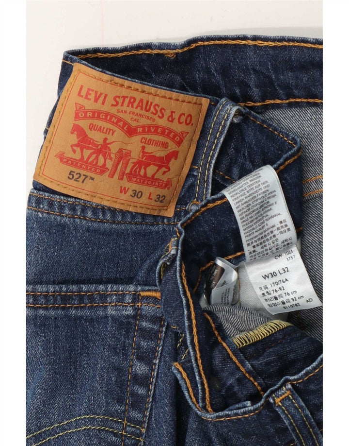 Levi's Hombre 527 Vaqueros Bootcut W30 L32 Algodón Azul