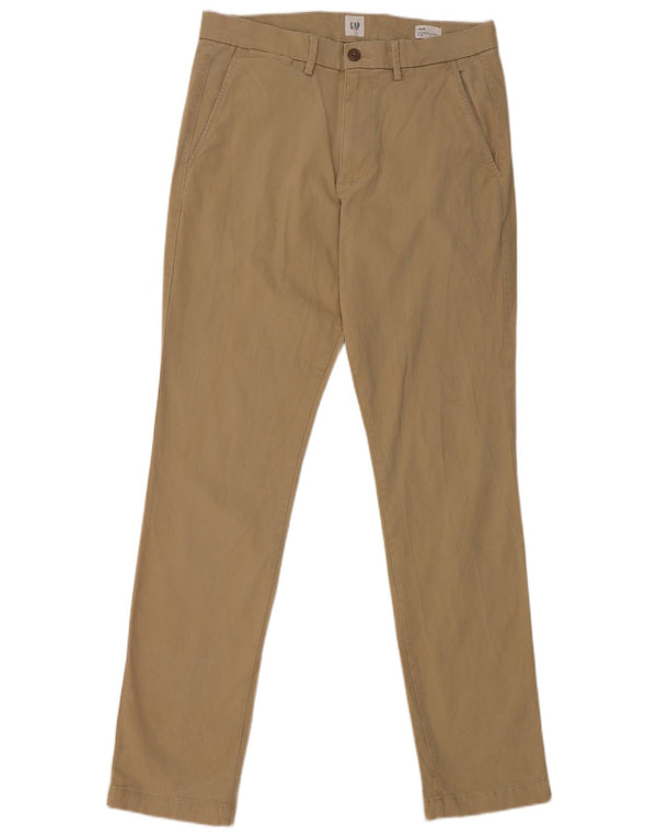 Pantalones chinos ajustados Gap para hombre W31 L32 Algodón beige