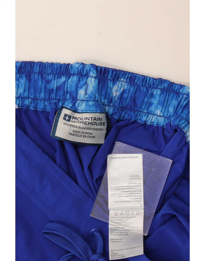 Bañador corto para mujer Mountain Warehouse UK 44 Grande Poliéster azul