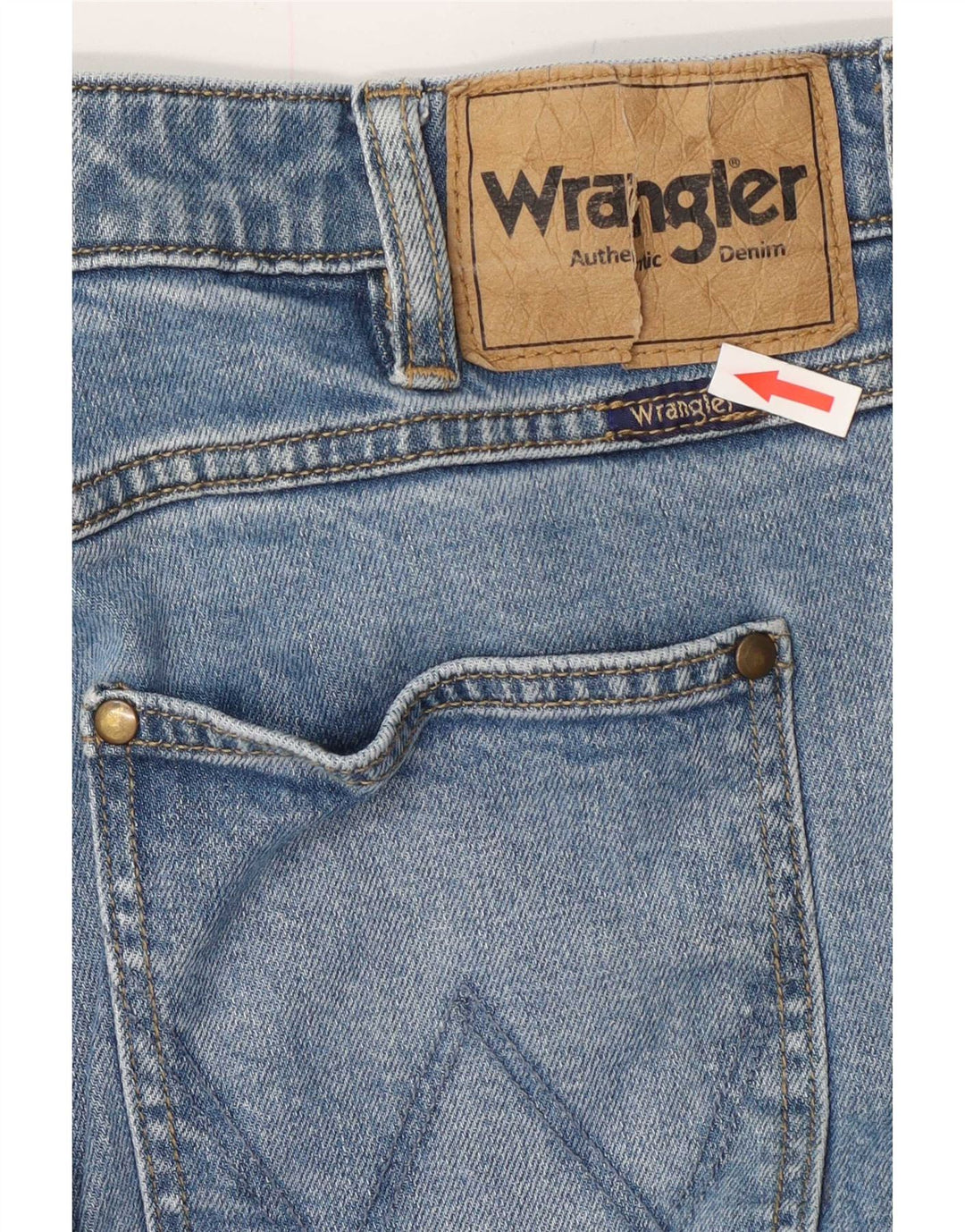 Wrangler Mujer Sid Slim Jeans W34 L29 Algodón Azul