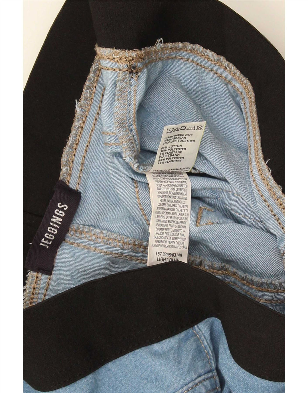 Marks & Spencer Vaqueros Jegging para mujer UK 12 Medium W30 L26 Bloque de color azul
