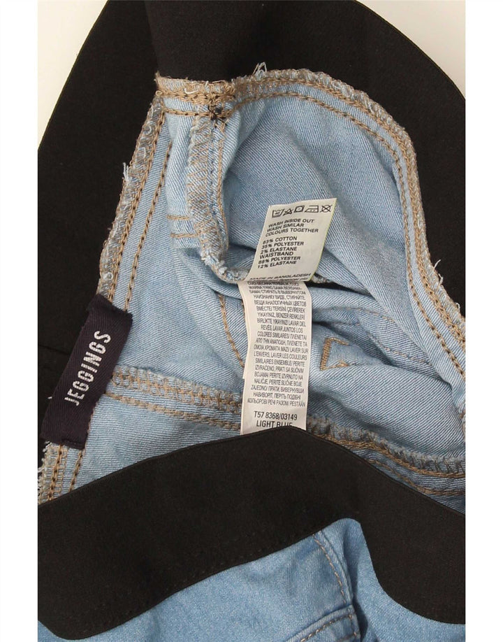 Marks & Spencer Vaqueros Jegging para mujer UK 12 Medium W30 L26 Bloque de color azul