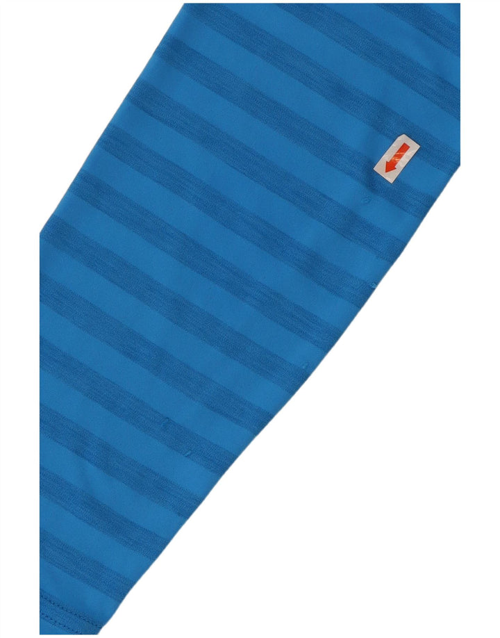BERGHAUS Top para mujer manga larga UK 46 Poliéster a rayas azules grandes