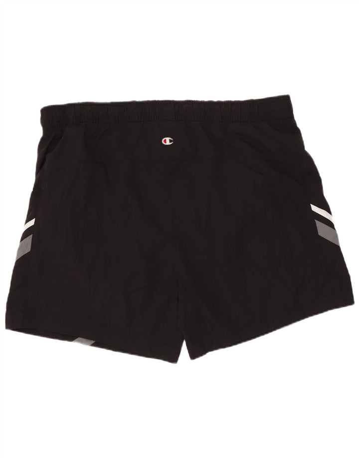 CHAMPION Bañador para hombre, talla grande, color negro, poliéster