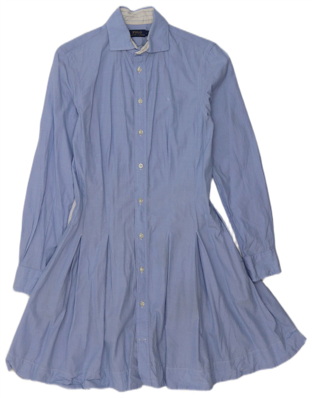 POLO RALPH LAUREN Vestido camisero para mujer US 4 Pequeño Azul