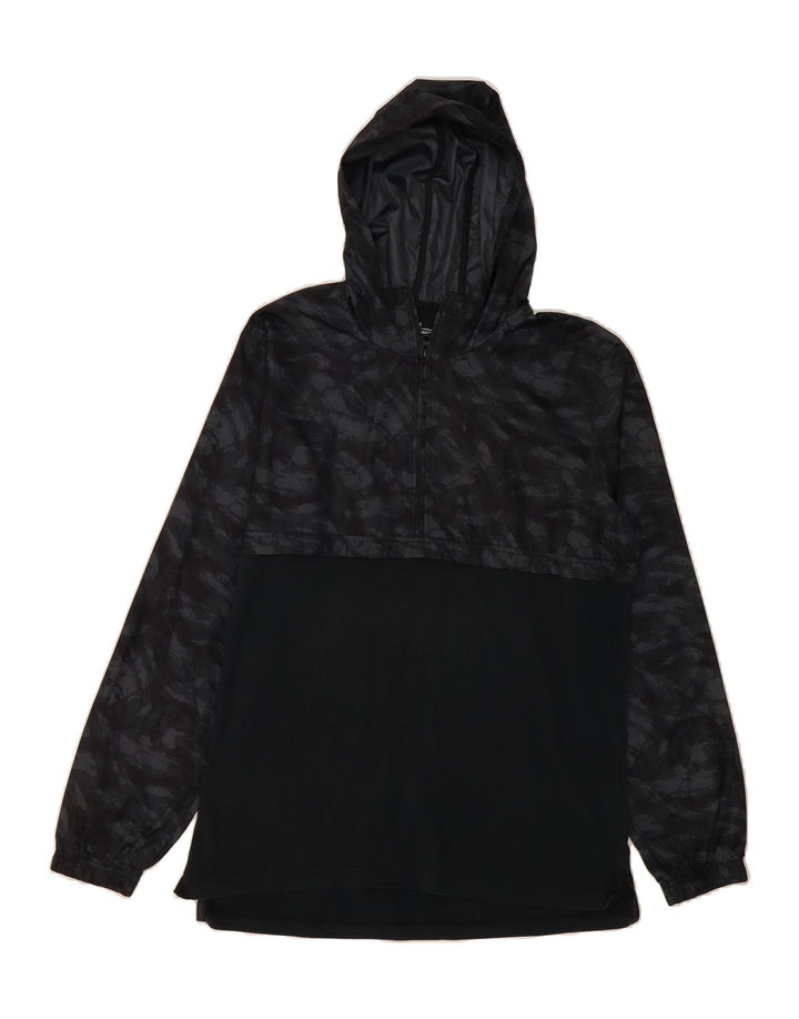 UNDER ARMOUR Mens Hooded Pullover Tracksuit Top Large Black Camouflage Vintage Under Armour and Second-Hand Under Armour from Messina Hembry 