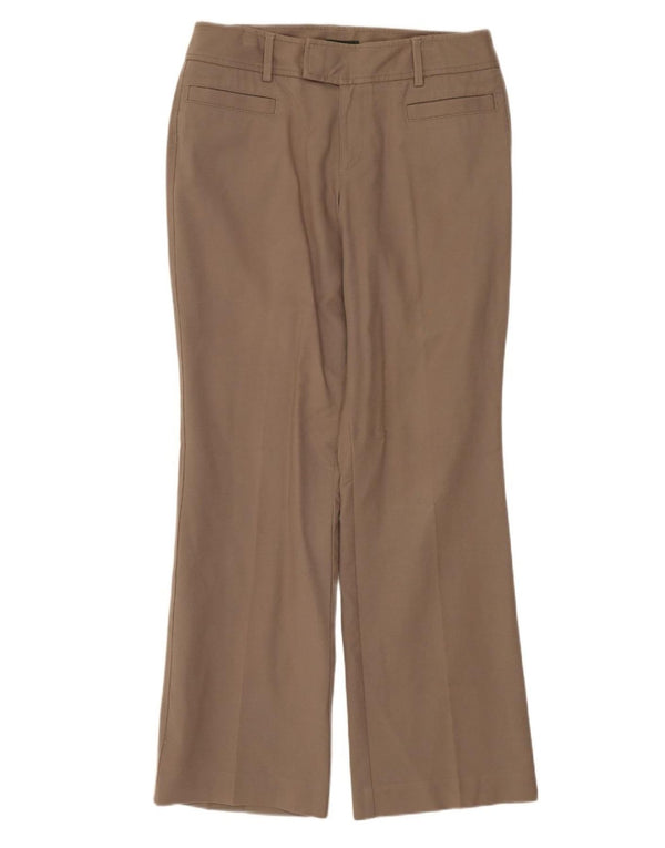EDDIE BAUER Womens Blakely Fit Casual Trousers US 6 Medium W30 L30 Brown