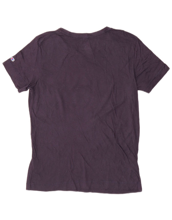 Champion Notre Dame Graphic Camiseta para Mujer UK 40 Grande Azul Marino Algodón