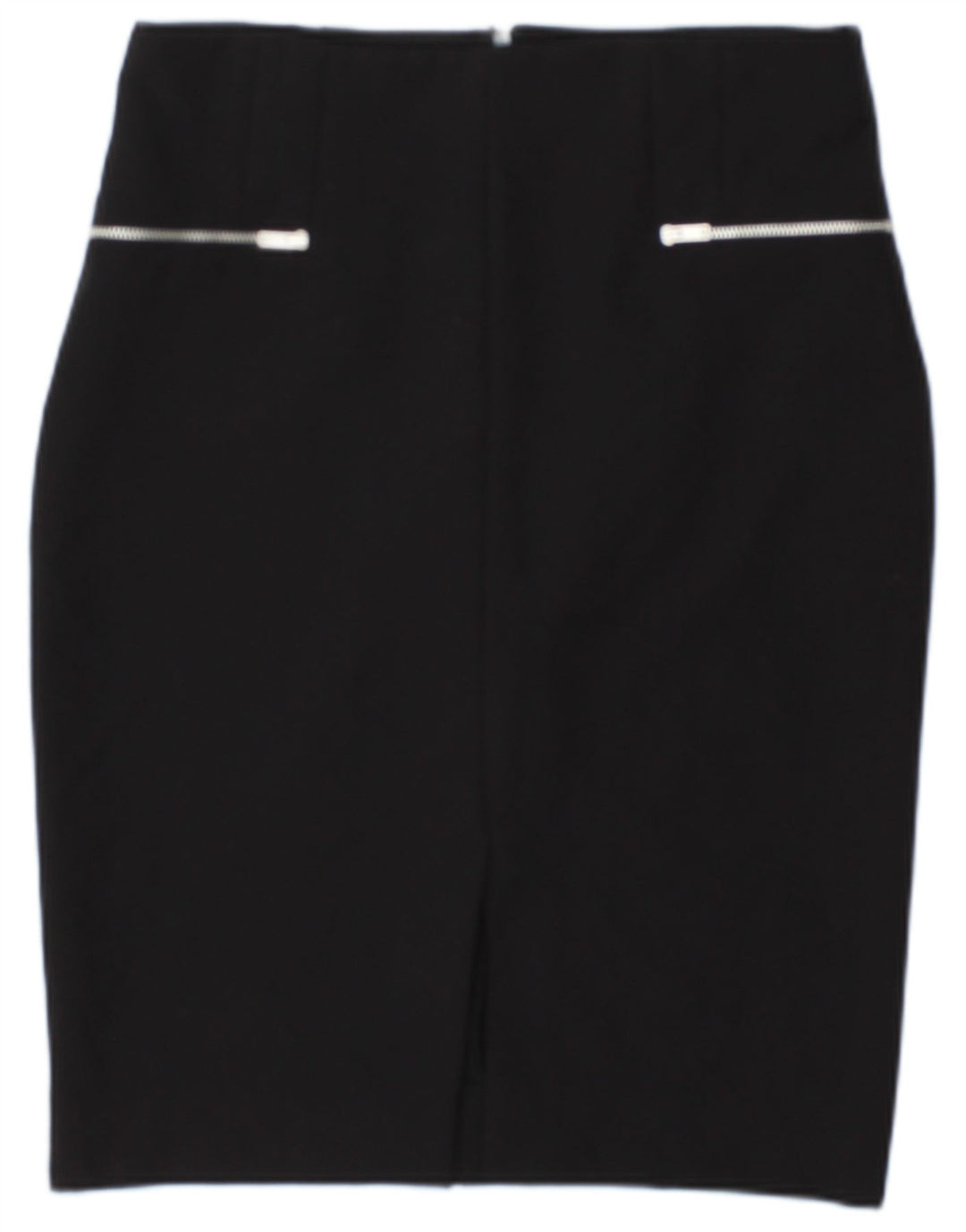 Falda Lápiz Zara Mujer Mediana W28 Negro