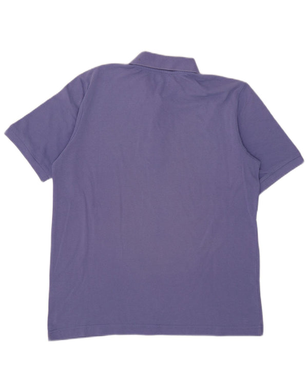 Polo Kappa Hombre Grande Azul Algodón