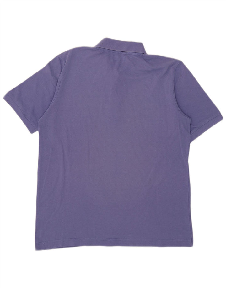 Polo Kappa Hombre Grande Azul Algodón
