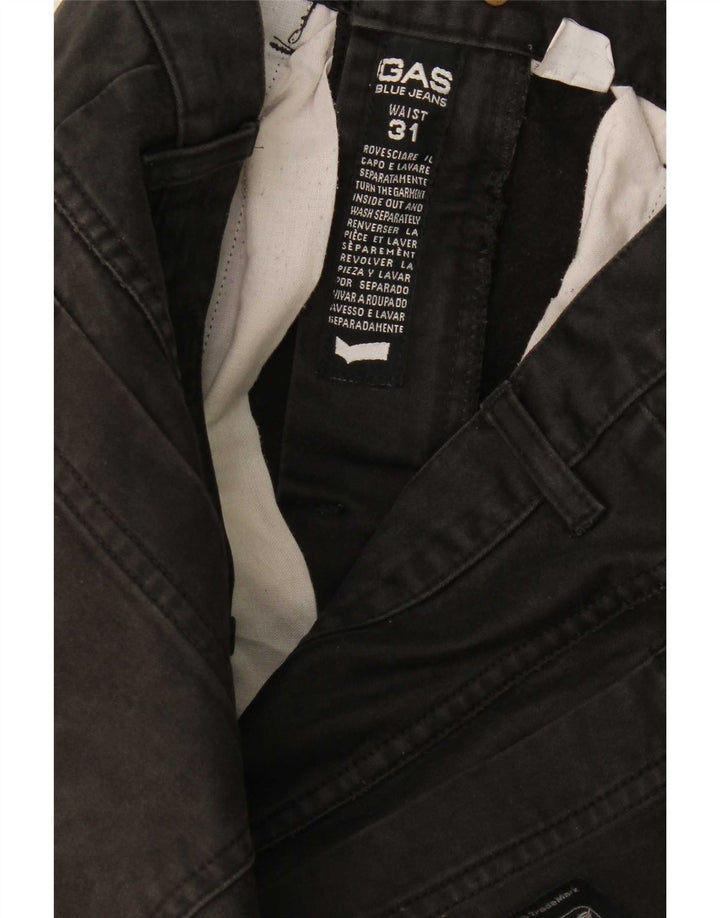 Pantalones casuales con corte de bota para hombre Gas W31 L32 Negro