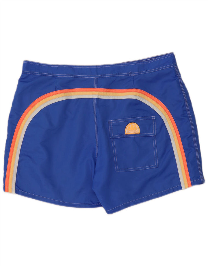 Sundek Bañador para hombre, talla grande, nailon azul