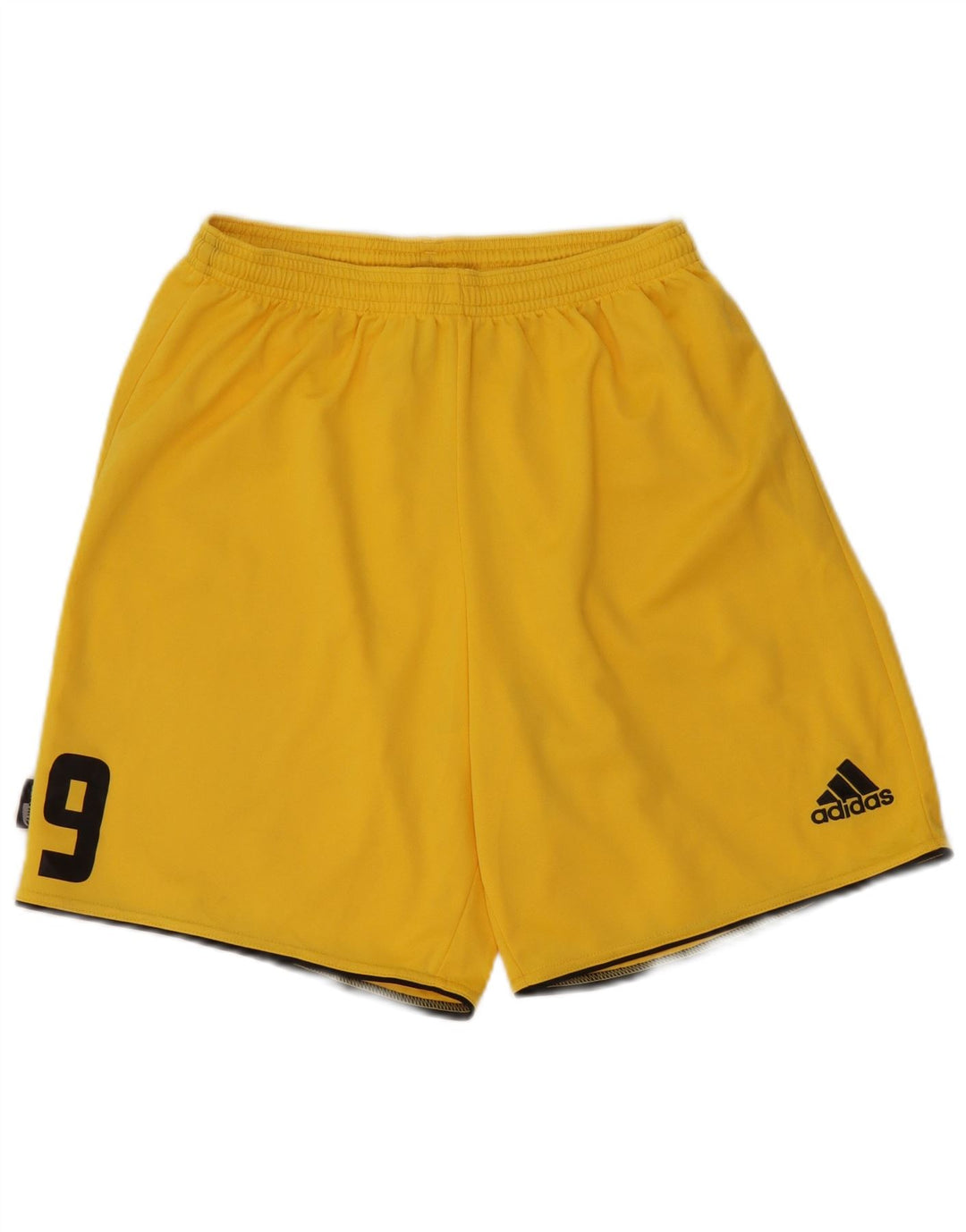 Adidas Pantalones cortos deportivos con gráfico para niños 11-12 años Poliéster amarillo medio