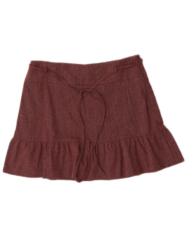 Max & Co. Minifalda para mujer W30 Medium Borgoña