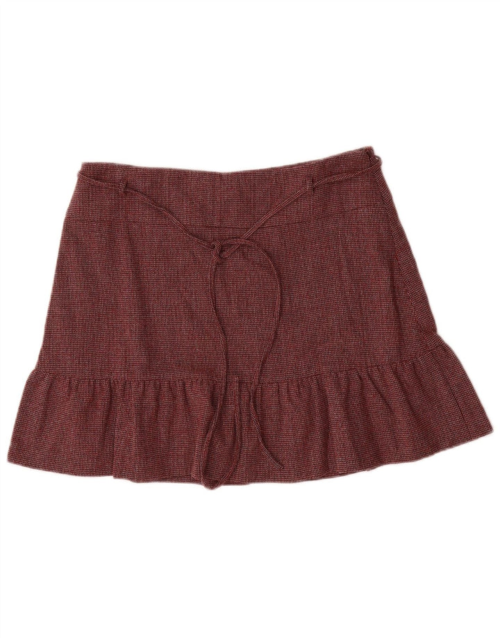 Max & Co. Minifalda para mujer W30 Medium Borgoña