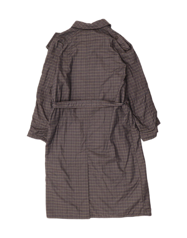 Gio Renzi Abrigo cortavientos militar para hombre UK 38 Medium Grey Check