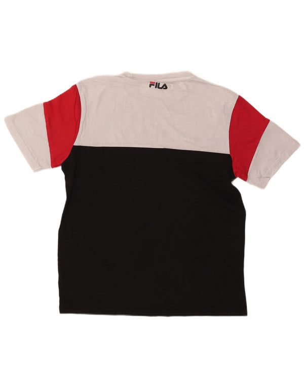 Fila Camiseta para hombre Top Medium Black Colourblock