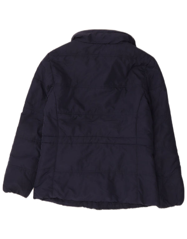 Marks & Spencer Chaqueta acolchada para mujer UK 10 Small Poliéster azul marino