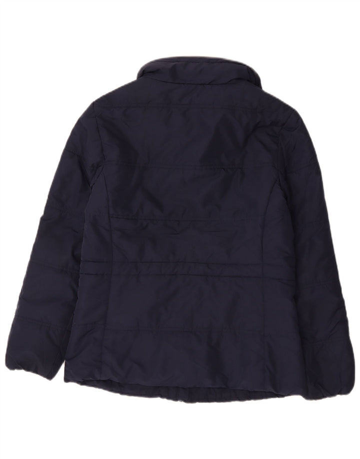 Marks & Spencer Chaqueta acolchada para mujer UK 10 Small Poliéster azul marino